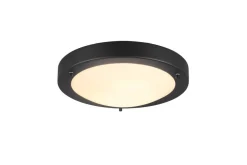 Trio Lighting kattovalaisin Condus H2O E27 mattamusta