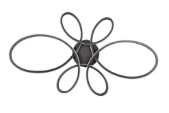 Trio Lighting kattovalaisin Fly LED 83 cm mattamusta