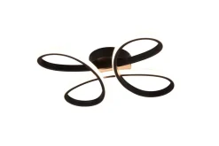 Trio Lighting kattovalaisin Fly LED 40 cm mattamusta