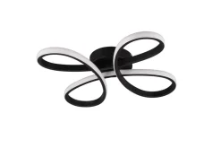 Trio Lighting kattovalaisin Fly LED 40 cm mattamusta