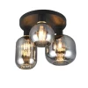 Trio Lighting kattovalaisin Diva 3-os E27 mattamusta/kromatt