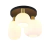 Trio Lighting kattovalaisin Diva 3-os E27 mattamessinki/valk