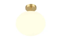 Trio Lighting kattovalaisin Fomento E27 mattamessinki/valkoi