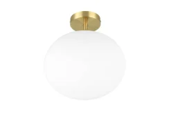 Trio Lighting kattovalaisin Fomento E27 mattamessinki/valkoi