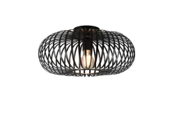 Trio Lighting kattovalaisin Johann 40 cm E27 mattamusta