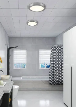 Trio Lighting kattovalaisin Condus H2O E27 kromi