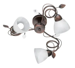 Trio Lighting kattovalaisin Traditio 3-os E14 rustiikki
