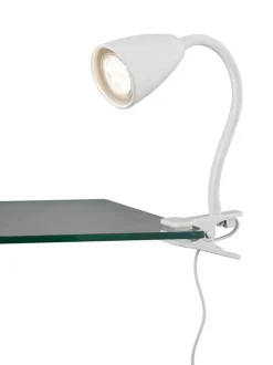 Trio Lighting klipsuvalaisin Wanda GU10 mattavalkoinen