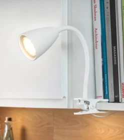 Trio Lighting klipsuvalaisin Wanda GU10 mattavalkoinen