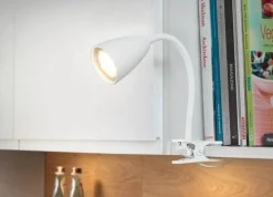 Trio Lighting klipsuvalaisin Wanda GU10 mattavalkoinen