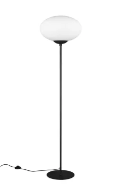 Trio Lighting lattiavalaisin Fomento E27 mattamusta/valkoine