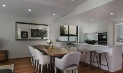 Trio Lighting LED alasvalo Rila mattavalkoinen pyöreä