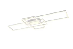 Trio Lighting LED kattovalaisin Irvine mattavalkoinen