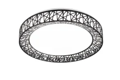 Trio Lighting LED kattovalaisin Cluster musta