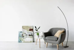 Trio Lighting LED lattiavalaisin Solo mattamusta