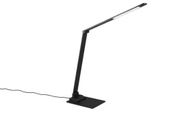 Trio Lighting LED pöytävalaisin Travis mattamusta