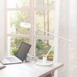 Trio Lighting LED pöytävalaisin Manduro mattavalkoinen