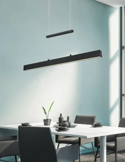 Trio Lighting LED riippuvalaisin Paros mattamusta