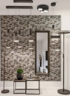 Trio Lighting LED seinävalaisin Concha 28 cm antrasiitti