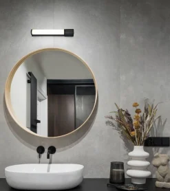 Trio Lighting LED seinävalaisin Piera H2O 41 cm mattamusta