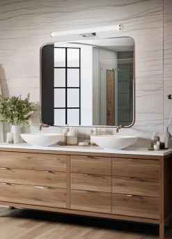 Trio Lighting LED seinävalaisin Mattimo H2O 60 cm kromi 4000