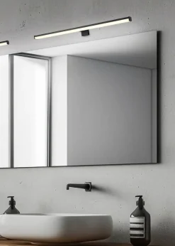 Trio Lighting LED seinävalaisin Lino H2O 60 cm mattamusta