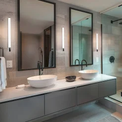 Trio Lighting LED seinävalaisin Piera H2O 80 cm kromi