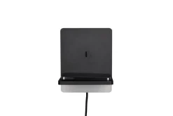 Trio Lighting LED seinävalaisin Fairfield mattamusta latausa