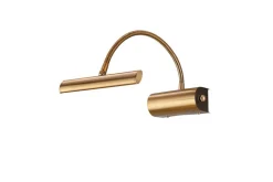 Trio Lighting LED tauluvalaisin Curtis antiikkimessinki