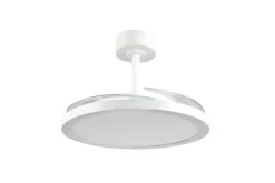 Trio Lighting LED tuuletinkattovalaisin Kasfjord mattavalkoi