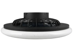 Trio Lighting LED tuuletinkattovalaisin Stralsund mattamusta