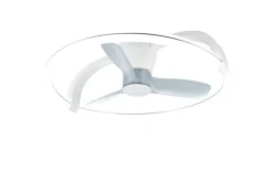 Trio Lighting LED tuuletinkattovalaisin Stockholm mattavalko