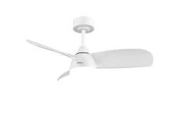 Trio Lighting LED tuuletinkattovalaisin Helsinki mattavalkoi