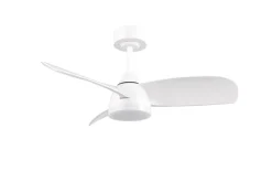 Trio Lighting LED tuuletinkattovalaisin Helsinki mattavalkoi