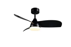 Trio Lighting LED tuuletinkattovalaisin Helsinki mattamusta