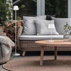 Trio Lighting LED ulkopöytävalaisin Suarez mattavalkoinen la