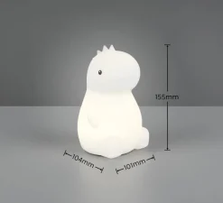 Trio Lighting LED-pöytävalaisin Rexy RGBW valkoinen