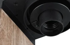 Trio Lighting pylväsvalaisin Ardila 100 cm E27 puu/m.musta h