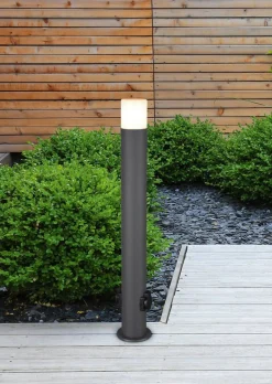 Trio Lighting pylväsvalaisin Hoosic 80 cm E27 antrasiitti pi