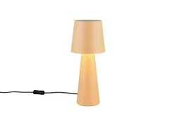 Trio Lighting pöytävalaisin Nubian E27 kellertävänruskea