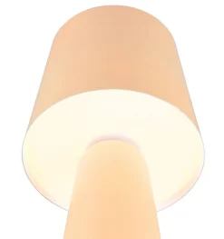 Trio Lighting pöytävalaisin Nubian E27 kellertävänruskea