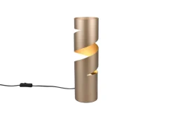 Trio Lighting pöytävalaisin Stream GU10 kahvinruskea