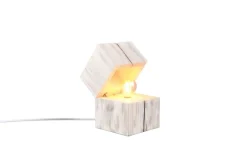 Trio Lighting pöytävalaisin Treasure E14 (sis.) valkoinen