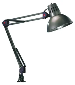 Trio Lighting pöytävalaisin Tajo E27 harmaa