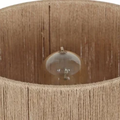 Trio Lighting pöytävalaisin Toba E27 puu/beige