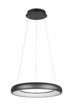 Trio Lighting riippuvalaisin Cardona LED 62 cm mattamusta