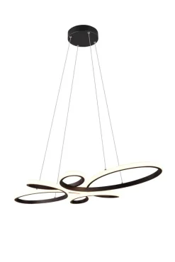 Trio Lighting riippuvalaisin Fly LED mattamusta