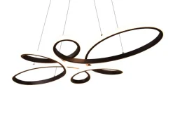 Trio Lighting riippuvalaisin Fly LED mattamusta