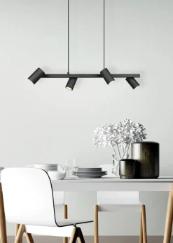 Trio Lighting riippuvalaisin Marley 4-os 80 cm GU10 mattamus