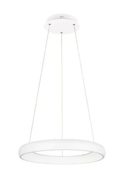 Trio Lighting riippuvalaisin Cardona LED 62 cm mattavalkoine